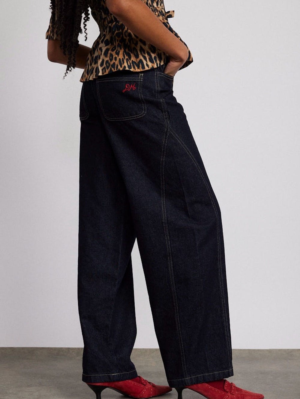 Damson Madder Dion Jeans Dark Indigo